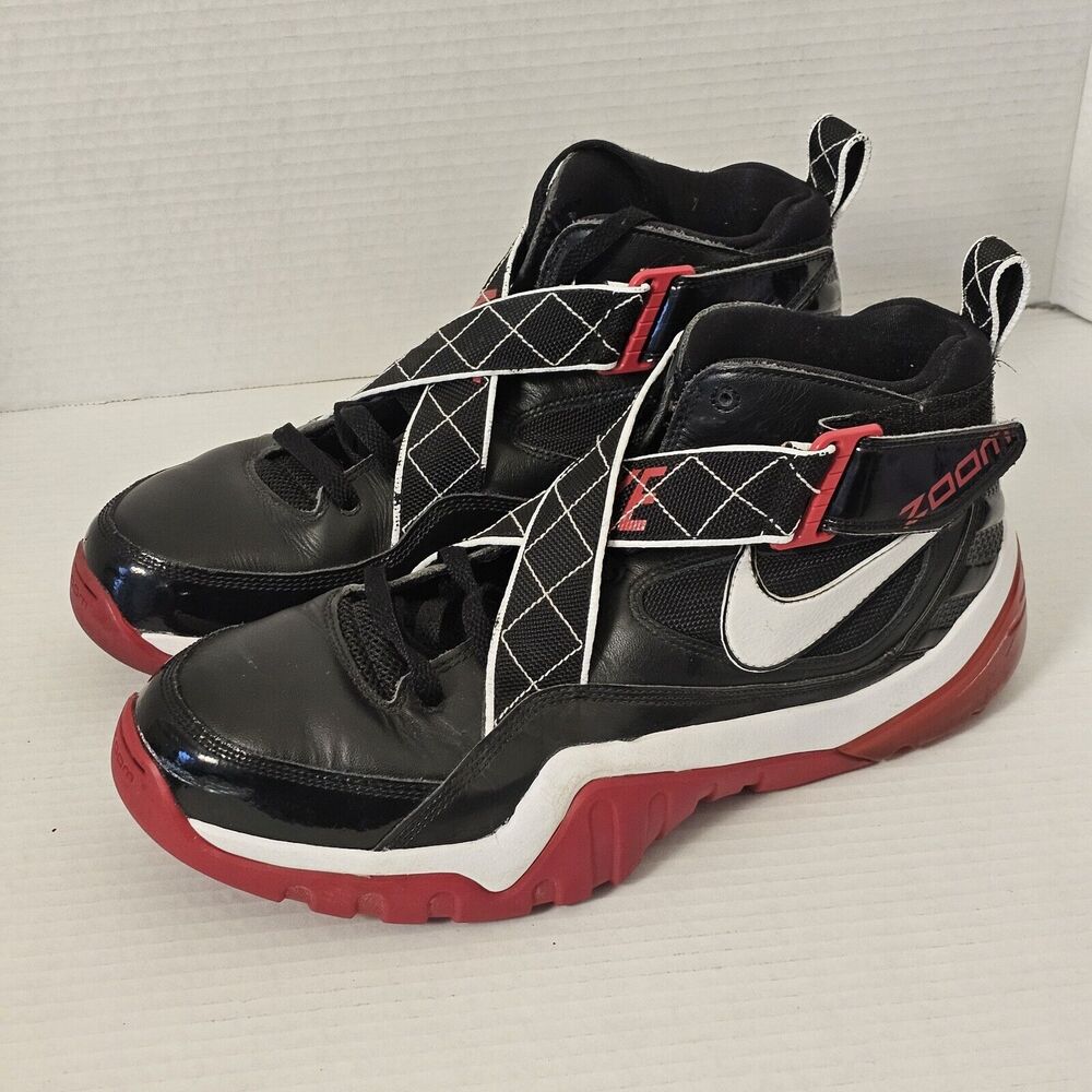 Nike Zoom‎ Sharkalaid – Black/White-Varsity Red  RARE 2009